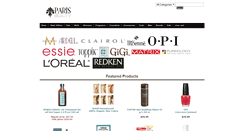 Desktop Screenshot of parisbeautysupplies.com